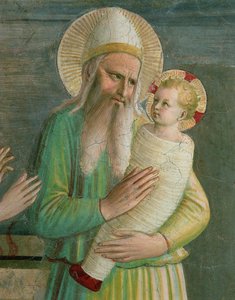 Simeon with the Christ Child (detail) by Fra Angelico